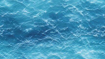 Blue water seamless pattern. Repeated background of sea top view.