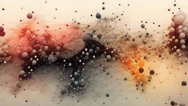 Evolving Mind Maps A mesmerizing visual representation of the users thought processes as they engage with an AGI learning interface. Lines and nodes constantly shift and reorganize, reflecting