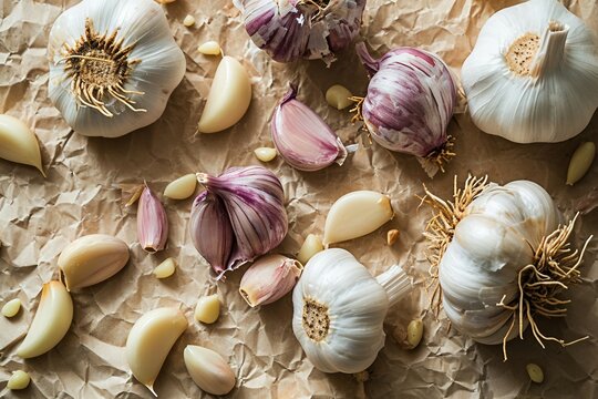 garlic cloves of garlic and cloves of garlic