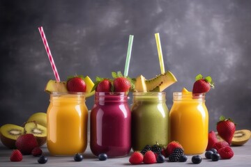 juices on table