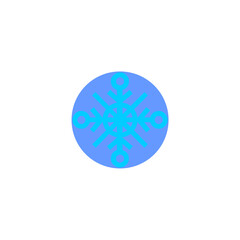 snow flake with circle background background