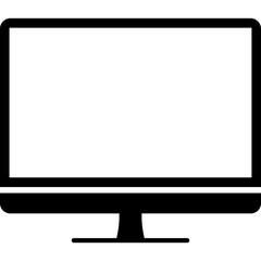 Computer Monitor Line Icon
