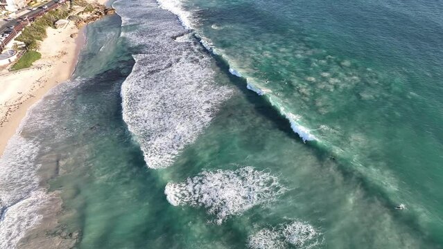 surfers perth australia drone footage aerial 4k