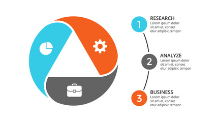 Infographic design template. concept with steps. Used for workflow layout, diagram, banner, web design. Vector illustration