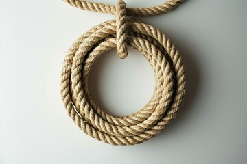 a rope tied to a ring