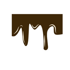 melted chocolate dripping
