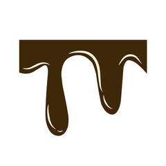 melted chocolate dripping