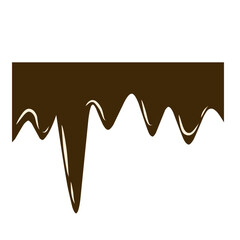 melted chocolate dripping