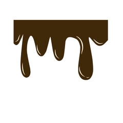 melted chocolate dripping