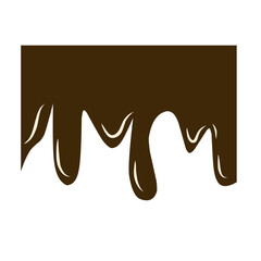 melted chocolate dripping
