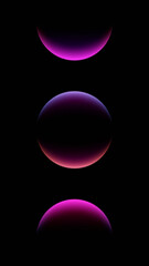 abstract background with glowing circles