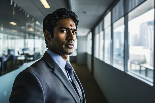 a man in a suit - Powered by Adobe