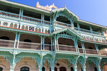 Obraz premium The Old Dispensary, also known as Ithnashiri Dispensary, historical building in Stone Town, Zanzibar in Tanzania