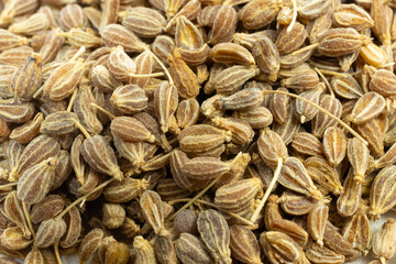 Anise seeds close up
