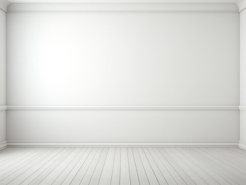 White wall, blank wall for art, mockup