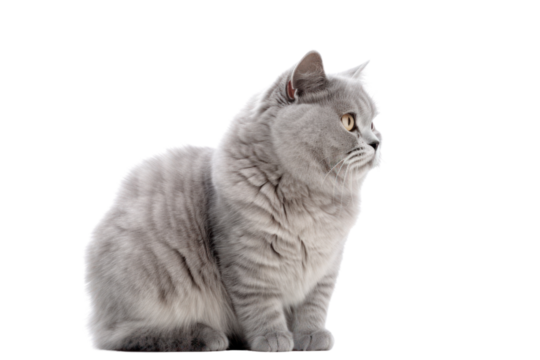 A cute little orange-gray kitten lies on its back with its front legs raised up to its ears and its eyes closed.isolated on transparent background,png file