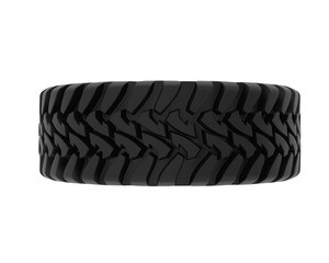 Offroad tire isolated on background. 3d rendering - illustration