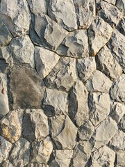 Background of stone wall texture photo
