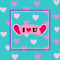 Valentine day Proposal card design. Valentine Background