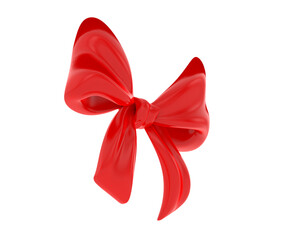 Jewelry bow isolated on background. 3d rendering - illustration