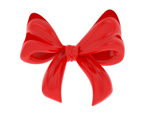 Jewelry bow isolated on background. 3d rendering - illustration
