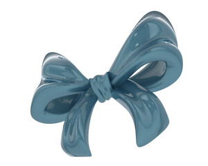 Jewelry bow isolated on background. 3d rendering - illustration