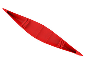 Canoe isolated on background. 3d rendering - illustration
