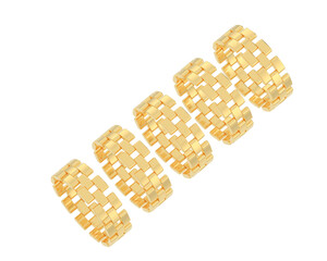 Diamond ring isolated on background. 3d rendering - illustration