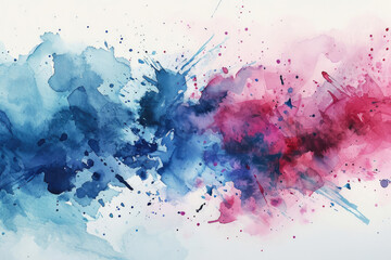 Colorful watercolor effect