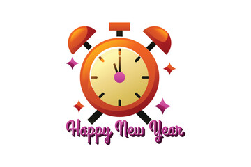 Countdown Timer New Year Sticker