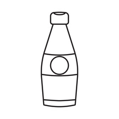 soda bottle icon vector