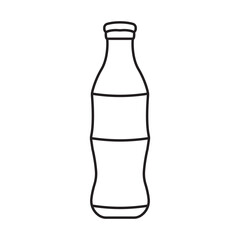 soda bottle icon vector