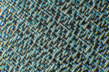 Macro close up on textile fiber texture background