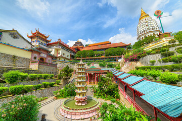 Awesome view of the Kek Lok Si Temple, Penang, Malaysia