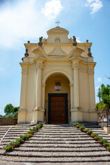 Obraz premium Madonna del Poggio Church - Lubriano - Italy