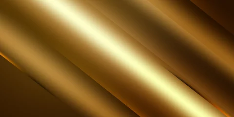 Fotobehang Golden texture. Abstract gradient line background, backdrop © gojalia