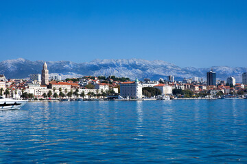 Fototapeta premium beautiful town Split in Croatia