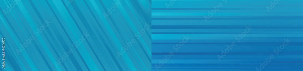 Poster stripes lines blue background fast speed light rays vector graphic illustration set, tech abstract m