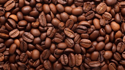 The texture of coffee beans