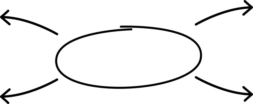 Outline Hand Drawn Chart Mind map Diagram