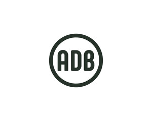 ADB logo design vector template. ADB, logo, design, logo design, vector, letter, monogram, creative, icon, template, sign, symbol, brand, unique, initial, modern, alphabet.