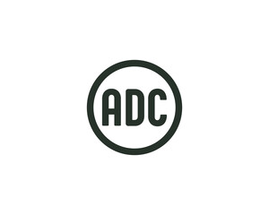 ADC logo design vector template. ADC, logo, design, logo design, vector, letter, monogram, creative, icon, template, sign, symbol, brand, unique, initial, modern, alphabet.