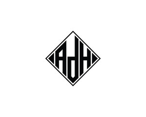 ADH logo design vector template. ADH, logo, design, logo design, vector, letter, monogram, creative, icon, template, sign, symbol, brand, unique, initial, modern, alphabet.