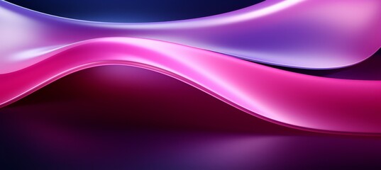 Abstract purple pink wave flow background. Generative AI technology.	
