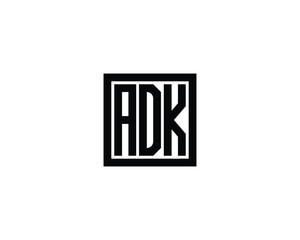 ADK logo design vector template. ADK, logo, design, logo design, vector, letter, monogram, creative, icon, template, sign, symbol, brand, unique, initial, modern, alphabet.