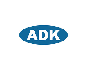 ADK logo design vector template. ADK, logo, design, logo design, vector, letter, monogram, creative, icon, template, sign, symbol, brand, unique, initial, modern, alphabet.