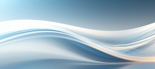 Fototapeta premium Wave light flow background. Generative AI technology.