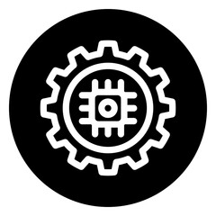 gear glyph icon