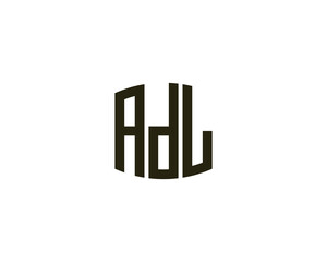 ADL logo design vector template. ADL, logo, design, logo design, vector, letter, monogram, creative, icon, template, sign, symbol, brand, unique, initial, modern, alphabet.