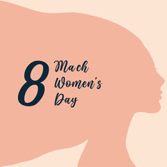 Women's day in flat design